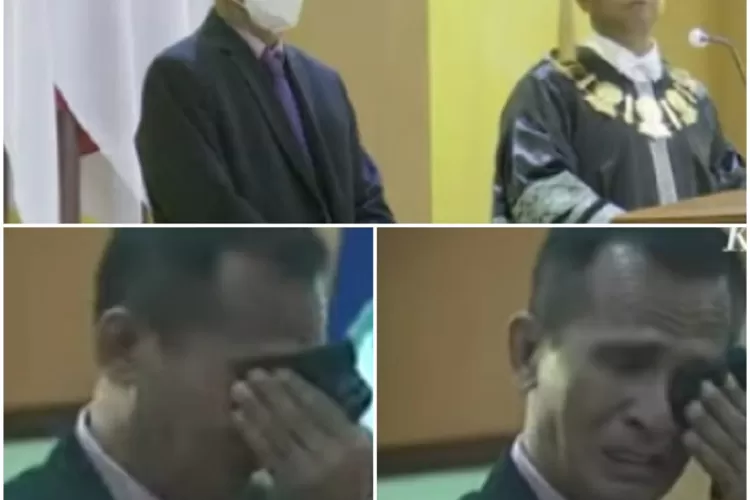 Ayah Brigadir J (Kolase Tangkapan Layar)