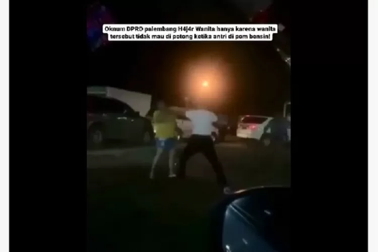 Kronologi Seorang Anggota DPR Kota Palembang yang Melakukan Pemukulan karena Ditegur Menyerobot Antrian (Tangkap Layar)