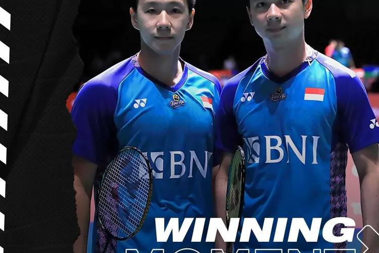 The Minions berhasil dihadang di babak 16 besar BWF World Championships 2022, sedangkan Ahsan-Hendra dan Fajar-Rianm mulus melaju ke babak selanjutnya. (Instagram @badminton.ina)