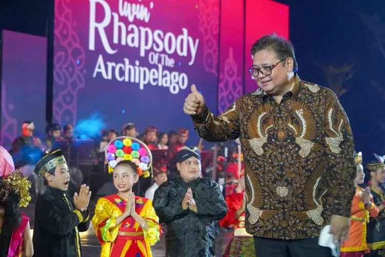 Airlangga Hartarto dan Rhapsody of the Archipelago, Ragam Budaya Nusantara di Presidensi G20 Indonesia. (Kemenko Ekonomi)