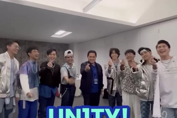 Un1ty, grup penyanyi laki-laki atau biasa disebut boyband asal Indonesia mendapat pujian dari Menteri BUMN Erick Thohir. 