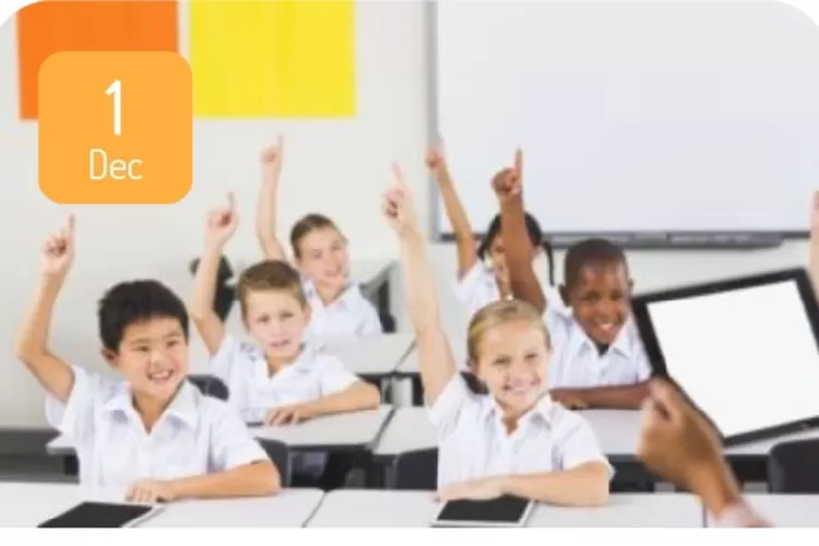 Ilustrasi: gembiranya dan polosnya anak di sekolah (Themeforest)