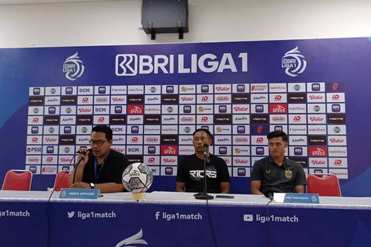 Jumpa pers PSIS Semarang sebelum lawan Persis Solo. PSIS ingin raih kemenangan lagi.  (PSIS)