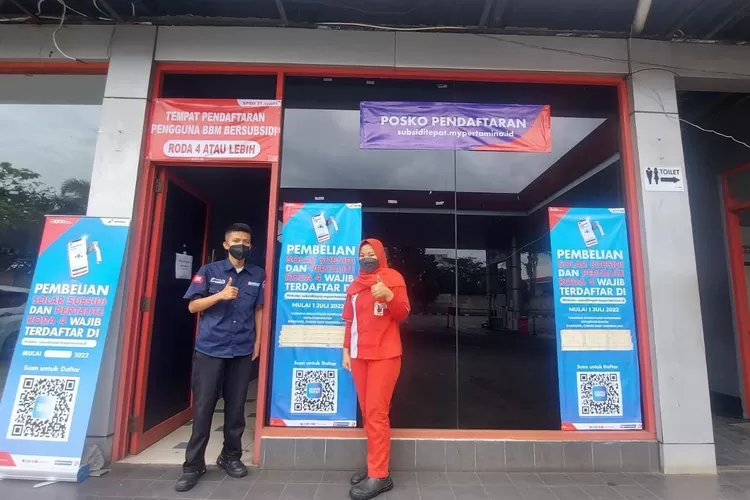 Lokasi pendaftaran langsung atau offline Subsidi Tepat MyPertamina Pertalite dan Solar harga murah di Kota Semarang.  (Ayobandung.com/Muslim Yanuar Putra)