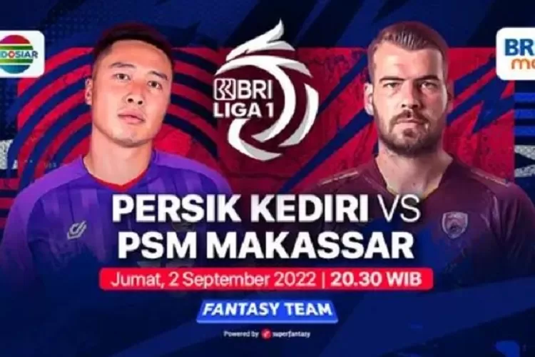 Link Live Streaming Persik Kediri vs PSM Makassar di BRI Liga 1, Kick Off Pukul 20.30 WIB (Vidio)