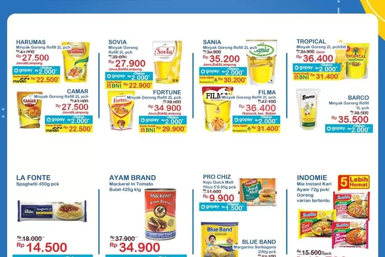 Promo Jsm Indomaret Periode September Harga Minyak Goreng Hanya Rp Per Liter