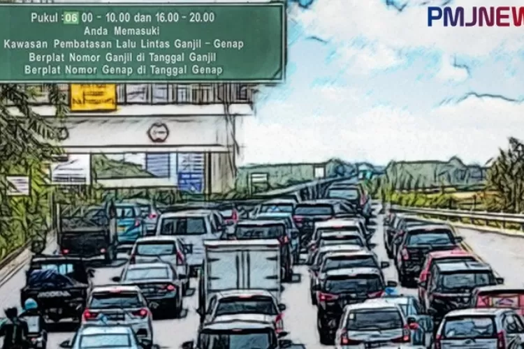Aturan Ganjil Genap di jalan Tol (Foto: PMJNews)