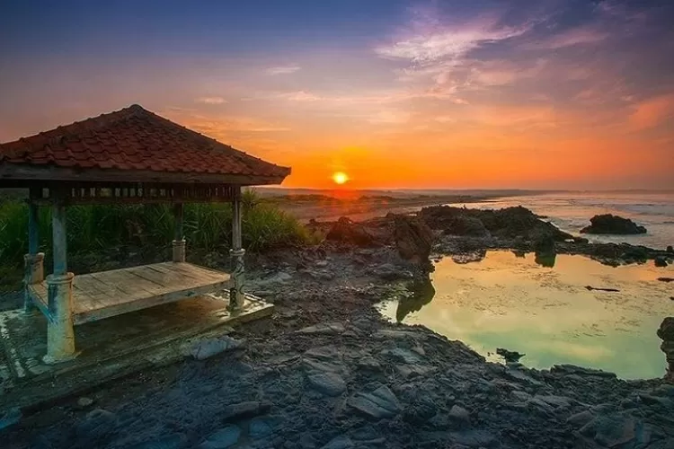 Foto Screenshot Salah Satu Tempat Wisata Pantai yang Cocok untuk Healing (Instagram/@otewegarut_)