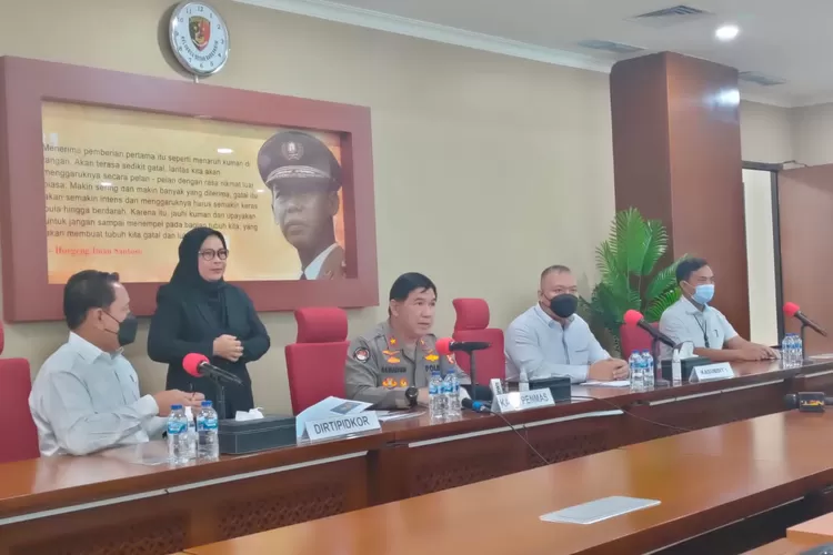 Konferensi Pers Bareskrim Mabes Polri