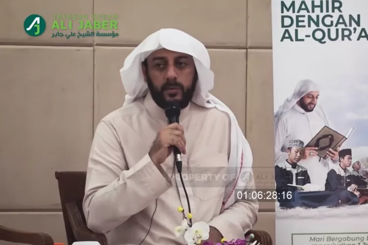Syekh Ali Jaber  (Tangkapan layar Youtube/Syekh Ali Jaber)