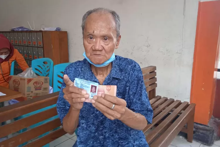 Salah Seorang Penerima BLT di Kota Yogyakarta yang Diawasi  oleh Forpi. (Istimewa.)