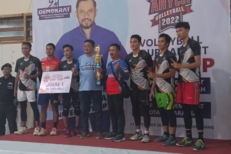 Tim voli Lemousine juara AHY Cup 2022. (dok)