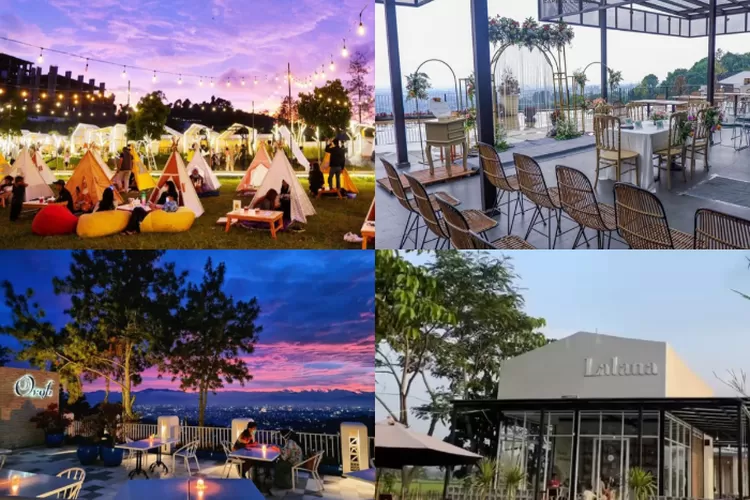 6 Cafe Tempat Nongkrong, Sambil Menikmati Pesona Sunset di Bandung (Kolase Instagram)