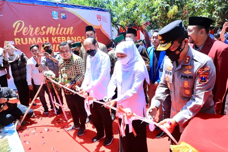 Gubernur Jatim dan Kapolda resmikan Rumah Kebangsaan di Surabaya. (Polda Jatim )