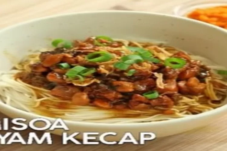 Resep  Misoa Ayam Kecap , salah satu inovasi kuliner berbahan utama misoa (Instagram /@devinahermawan)