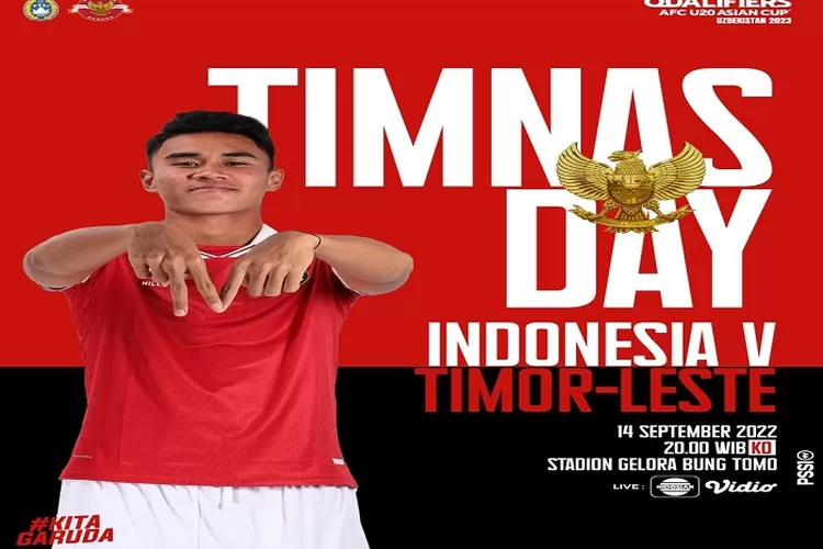 Timnas Indonesia U-20 Kalahkan  Timor Leste Pada Laga Perdana Grup F Kualifikasi Piala Asia U20  2023 ( www.instagram.com/@pssi)