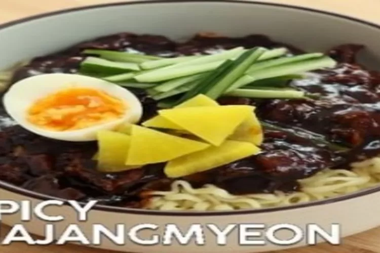 JjaResep Jjangmyeon, salah satu kuliner khas Korea (instagram /@devinahermawan)