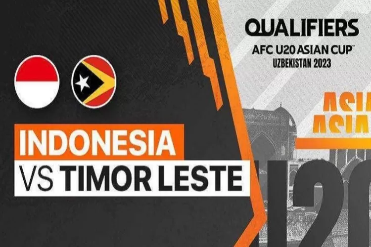 Link live streaming Pertandingan Laga Perdana Grup F Timnas Indonesia U20 vs Timor Leste, Kualifikasi Piala Asia U 20 2023 (Tangkapan layar vidio.com)