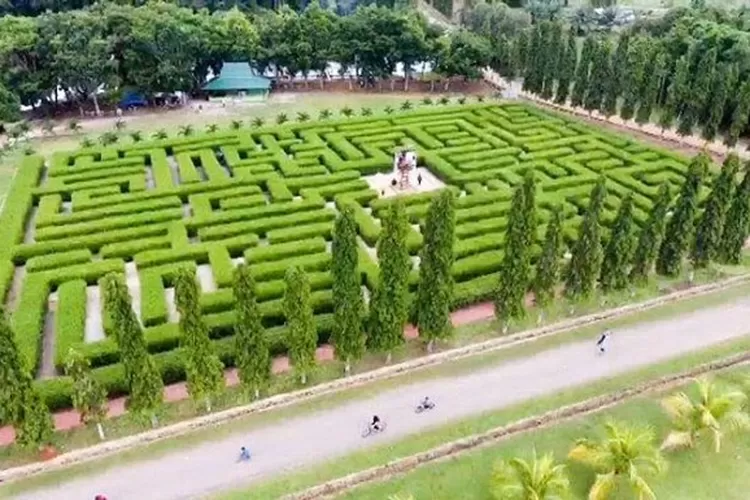 Labirin Pelaihari, destinasi wisata untuk para pecinta Maze Runner, di Kalimantan Selatan. (Instagram @fiqri24)