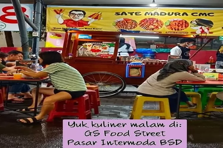 GS Foodstreet Intermoda, wisata kuliner di Tangerang yang menyediakan banyak menu makanan dengan harga terjangkau. (Akun Instagram @desynatalia429)