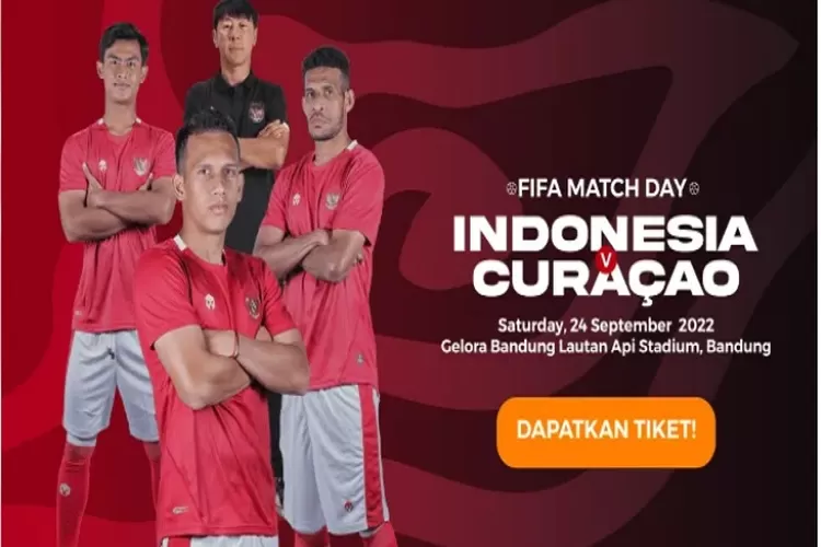 Daftar Lengkap Harga Tiket Presale Pertandingan Timnas Indonesia Vs Curacao FIFA Matchday Mulai 80 Ribuan Sampai 300 Ribuan (Tangkapan Layar tiket.com)
