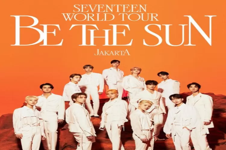 Poster konser grup KPOP Seventeen &lsquo;Be The Sun&rsquo; yang akan digelar di ICE BSD Tangerang mendatang. (Instagram @mydreamland_7)