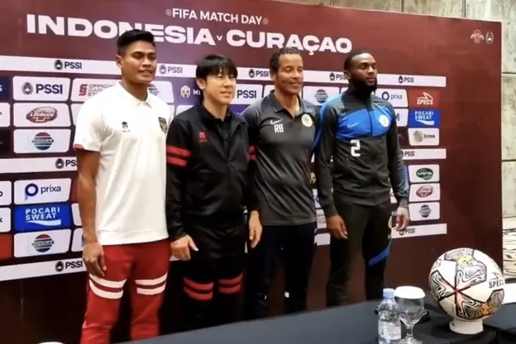 Konferensi pers jelang laga FIFA Matchday Timnas Indonesia vs Curacao (Instagram/@pssi)