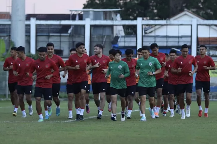 Timnas Indonesia lakukan latihan intensif jelang laga FIFA Match Day lawan Curacao (Instagram/@pssi)
