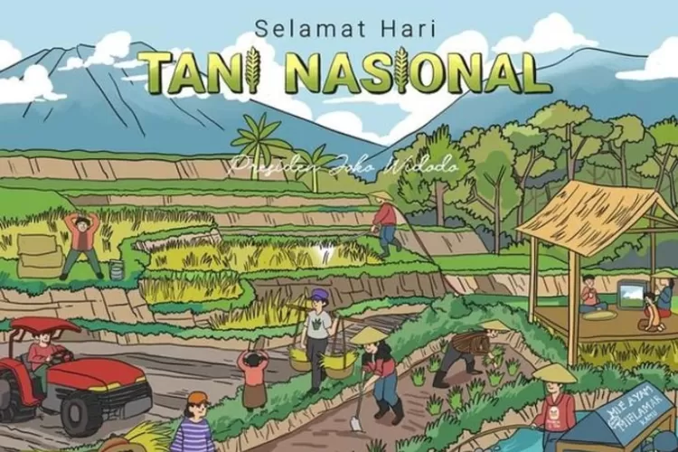 Ikut Peringati Hari Tani Nasional, Jokowi Unggah Foto Ilustrasi Di ...