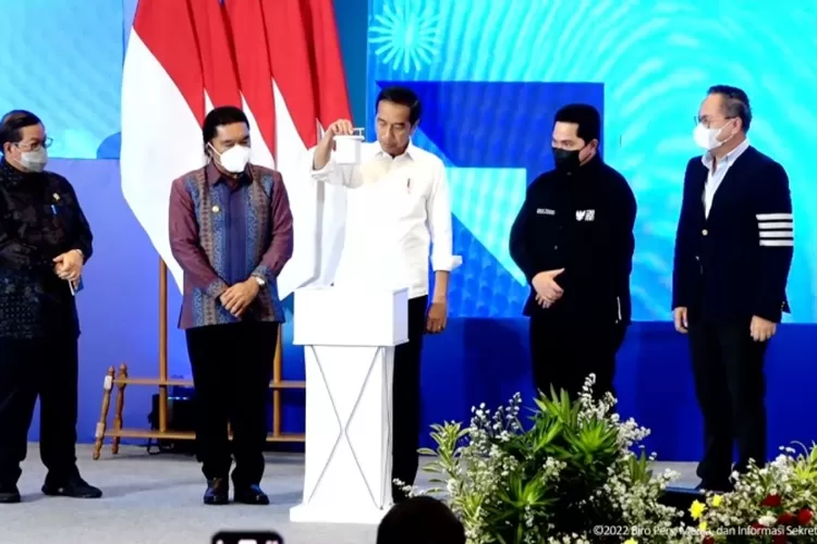 Presiden Jokowi membuka BUMN&nbsp;Startup Day&nbsp;Tahun 2022, di ICE BSD City, Tangerang, Banten, Senin (26/09/2022) (Foto : Tangkapan layar)