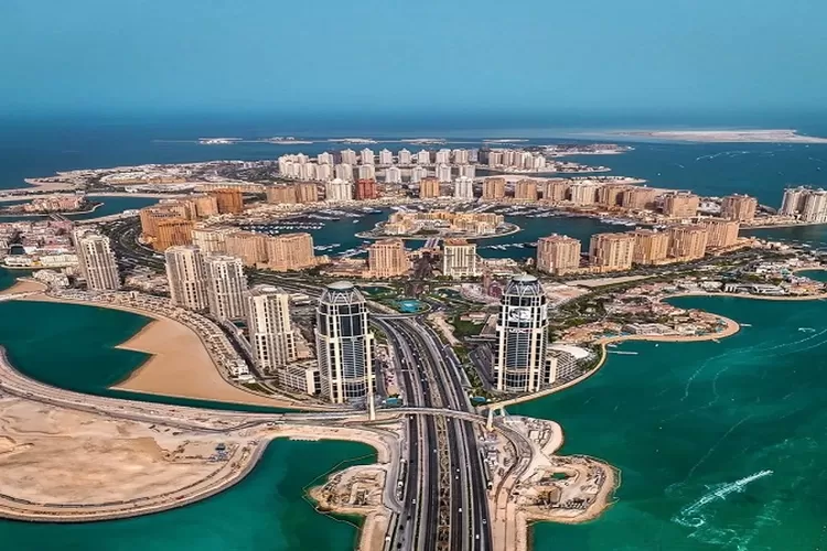 The Peal Qatar, destinasi wisata mewah di Qatar. (Akun Twitter @TripScoutApp)