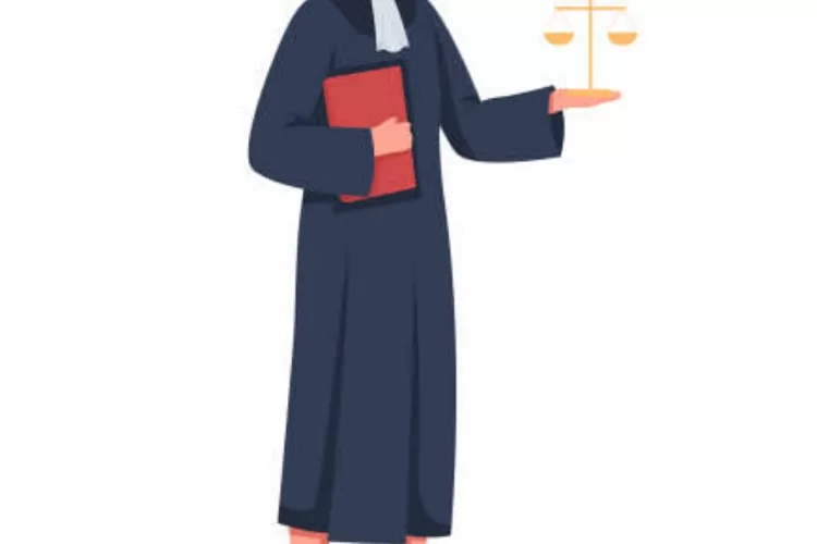 Ilustrasi pengacara  (Pinterest )