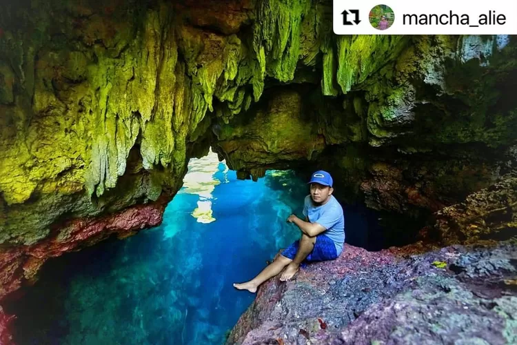 Gua Haji Mangku, suatu sensasi destinasi wisata alam mempesona di Kalimantan Timur. (Akun Instagram @pulaumaratua)