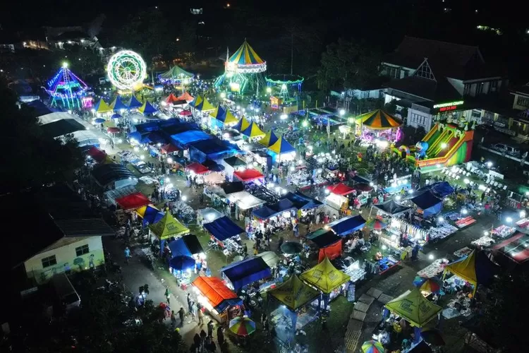 Pagelaran Orsel dan Pasar Malam Purwakarta kembali dibuka setelah pandemi. (Instagram @explorepurwakarta)