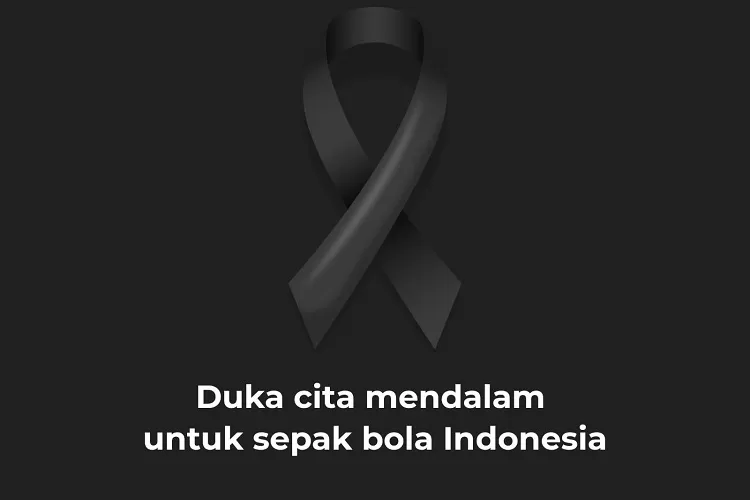Ucapan duka cita PSSI pada korban tewas tragedi berdarah Stadion Kanjuruhan, Malang. (Gorajuara/ dok: Instagram/ PSSI)