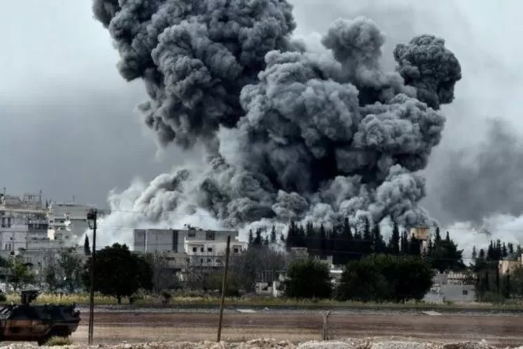 Akibat serangan udara Turki hancurkan Baghdad  (Anadolu Agency )