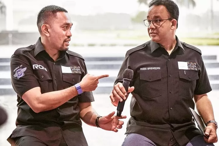 Ahmad Sahroni dan Anies Baswedan, Capres Nasdem 2024