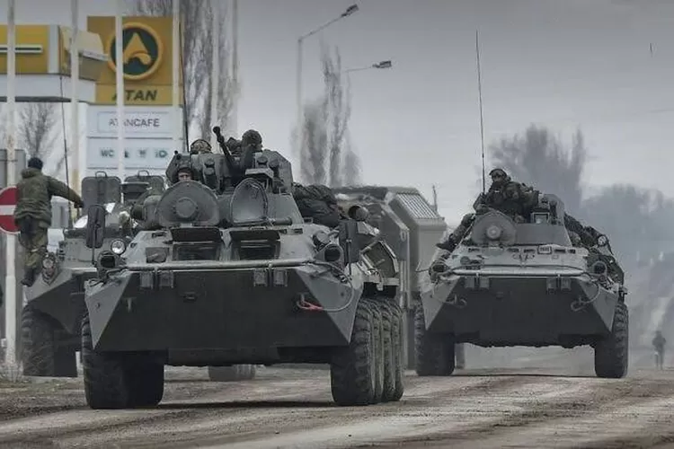 Ilustrasi tank tempur milik Rusia  (Anadolu Agency )