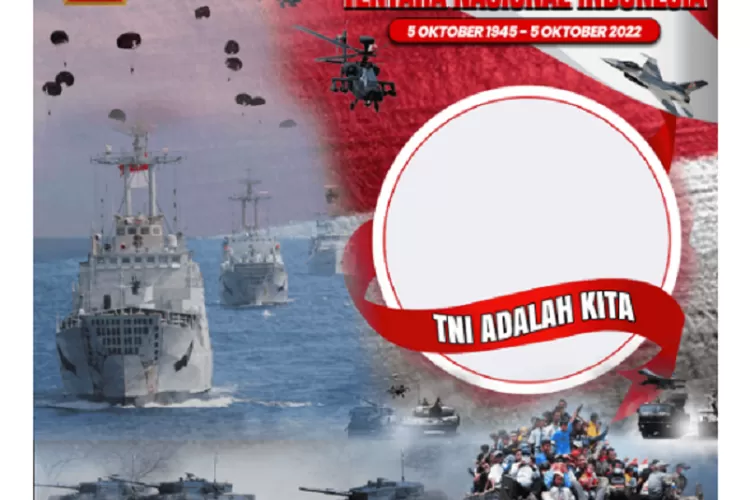 Link Twibbon Hut Tni Ke Tahun Dan Cara Pakai Bingkai Foto