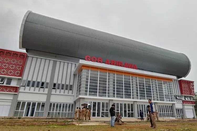 Goor Indoor Abirawa Jadi Tempat Pembukaan POPDA Tingkat Kabupaten 2022. Foto: Muslihun kontributor Batang.