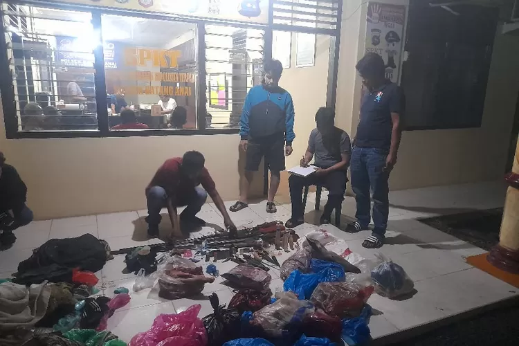 7 Pemburu Satwa Dilindungi di Kecamatan Batang Anai Diamankan Satreskrim Polres Padang Pariaman