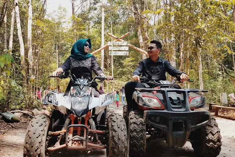 Destinasi wisata alam 'Taman Wisata Hutan Jurung Tiga' tempat healing kekinian di Kalimantan Tengah. (Instagram @faridharifianti )