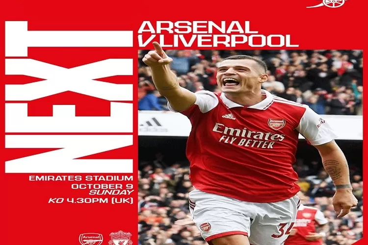 Link Nonton Live Streaming Arsenal Vs Liverpool Pada Liga Inggris 9 Oktober 2022, Misi Raih Kemenangan Kedua Tim (www.instagram.com/@arsenal)