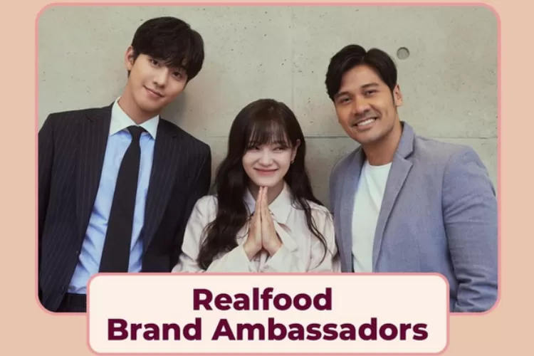 Chicco Jerikho akan kolaborasi sebagai brand ambassador Realfood dengan Ahn Hyo Seop dan Kim Sejeong, pemain drama Korea 'Business Proposal' (Instagram @fitwithrealfoodid)