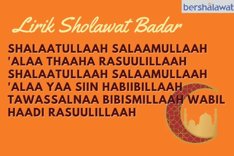 Dibuat Di Indonesia? Inilah Lirik Sholawat Badar Yang Dibacakan Ustadz ...