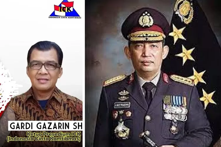 Ketua Presidium ICK Gardi Gazarin (kiri) dan Kapolri Jenderal Pol Listyo Sigit Prabowo  (istimewa )