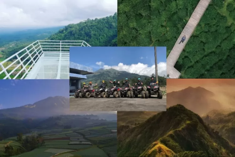 Kolase 5 Destinasi Wisata Alam Favorit di Jawa Tengah yang cocok untuk Self-Healing (Kolase beberapa sumber Instagram)