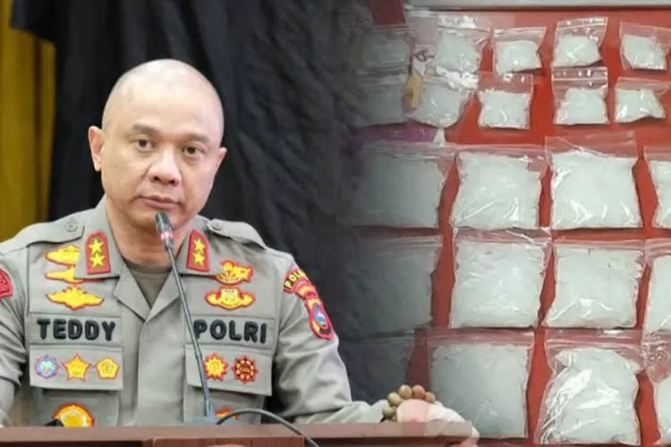 Potret Irjen Pol Teddy Minahasa yang terjerat kasus Narkoba (Tangkapan layar YouTube Tv One )