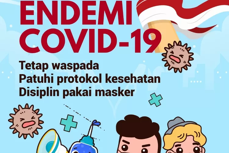 Indonesia menuju endemi. (laman covid19.go.id)