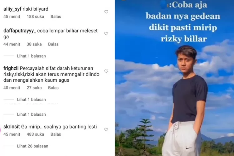 Sosok lelaki mirip billar suami Lesti Kejora ( Instagram @jakarta.keras)